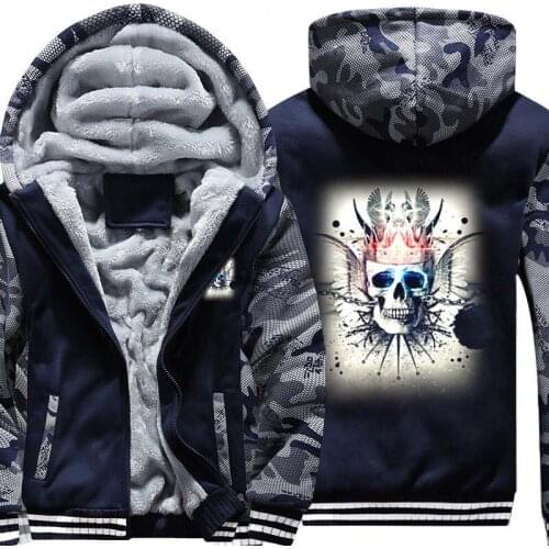 Men Fleece Hoodie zipper Hooded Sweatshirt Christmas Customized Skeleton Couples Cotton Sportswear multicolor Casual and Sports