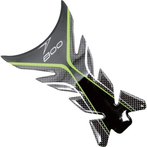 New Carbon Fiber 3D For Kawasaki Z800 Motorcycle Fuel Tank Cover Pad Sticker Decals Protector Motor Tank Pad Protection Stickers