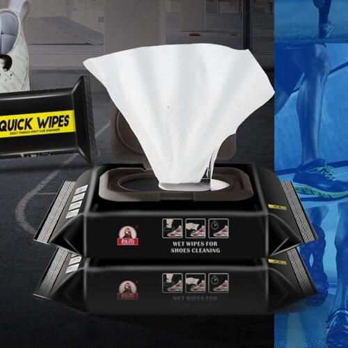 Disposable Shoe Wipes Small White Shoe Artifact Cleaning Care Fast Shoes Useful Tools Clean Scrubbing Wipes Quick A8N4