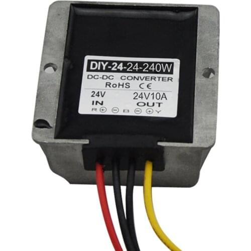DC 24V 18V-36V Converter to 24V 10A DC Boost Buck Power Module Voltage Regulator