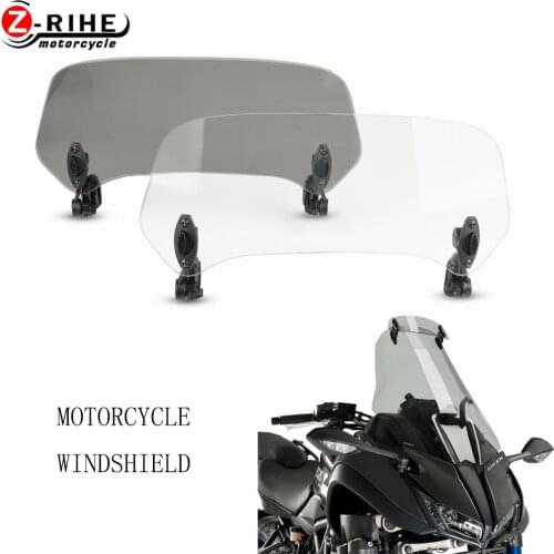 Motorcycle Accessories Moto Rising Adjustable Windscreen Windshield Extend Air Deflector For BMW K75S K75 S K1200S K1200 S