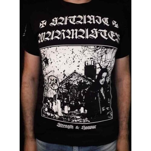 SATANIC WARMASTER Strength Honour T-SHIRT Horna Behexen Sargeist Goatmoon Mgla