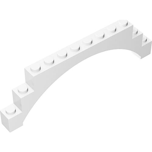 10PCS Replaceable 18838 14707 1x12x3 Arched Parts Building Blocks High-Tech Assemble Replace Bricks Toy For Children Gifts