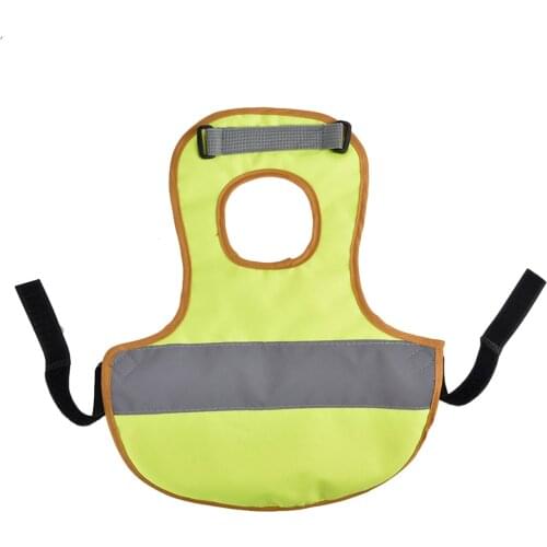 Pet Reflective Vest Chicken Clothes Poultry Hen Saddle Apron Feather Protection Holder for Chicken and Duck Small Pet Supplies