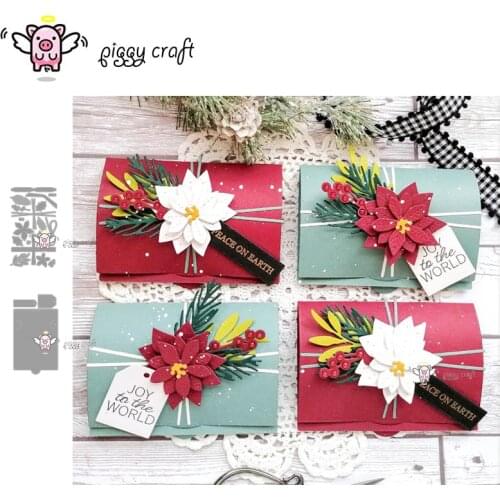 Piggy Craft metal cutting dies cut die mold Flower bow envelope card Scrapbook paper craft knife mould blade punch stencils dies