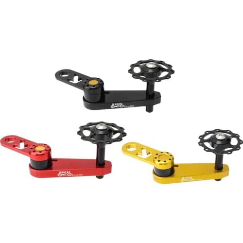 Bike Chain Tensioner Cycling Single Speed Adjuster Aluminum Bike Single Speed Converter Bicycle Rear Derailleur Chains Guide
