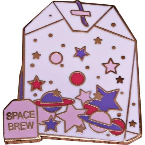 Galaxy badge Galaxy Gift for Her Universe Pin