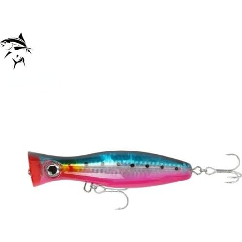 1pcs 120mm 43g Big Popper Fishing Lure Crankbait Iscas Artificial Wobblers ABS Hard Bait Pesca Bass Carp Pike Fishing Tackle