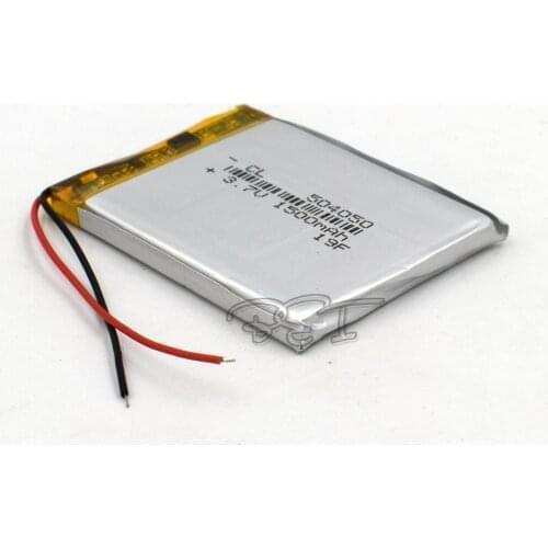 10Pcs 3.7V 1500mAH 504050 Li-Polymer Rechargeable lithium Li-ion Battery For Toy Recorder GPS MP3 MP4 Cell phone Glasses Navigat