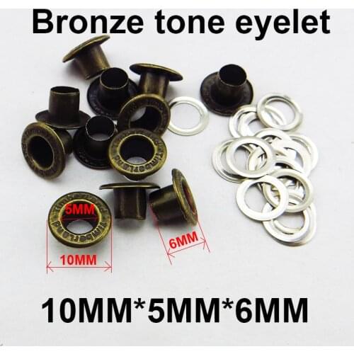 100PCS 10*6.5*5MM metal black EYELET button sewing clothes accessory round buttons eyelets ME-057
