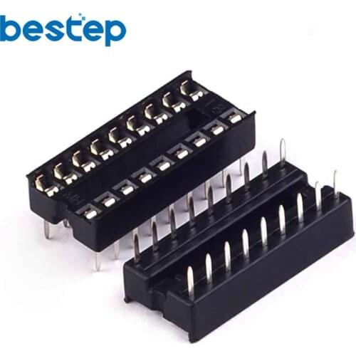 52PCS 18 pin DIP IC Sockets Adaptor Solder Type Socket