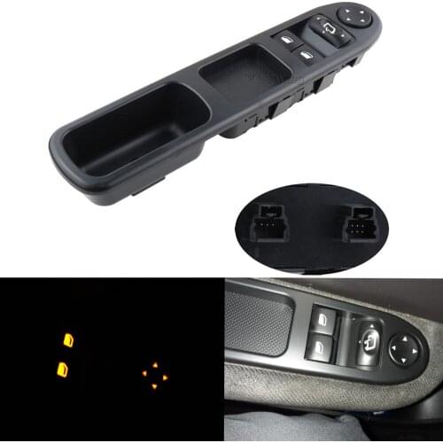 6554.E4 96351622XT For Peugeot 307 2000 2001 2002 2003 2004 2005 Car Accessories Electric Power Window Switch
