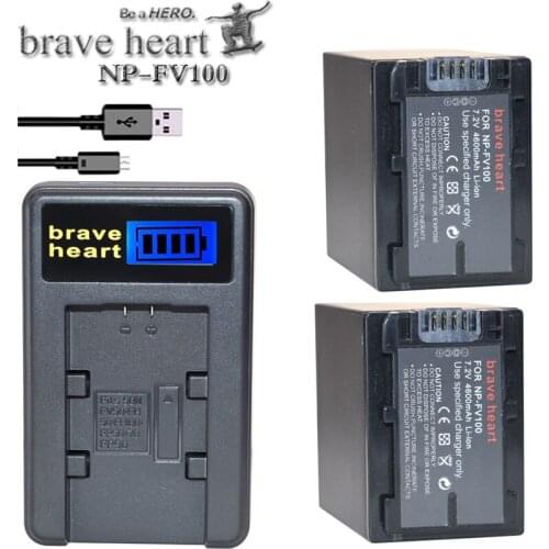 Bateria NP FV100 NP-FV100 FV100 Battery Batteries for Sony NP-FV30 NP-FV50 NP-FV70 SX83E SX63E FDR-AX100E AX100E HDR camera