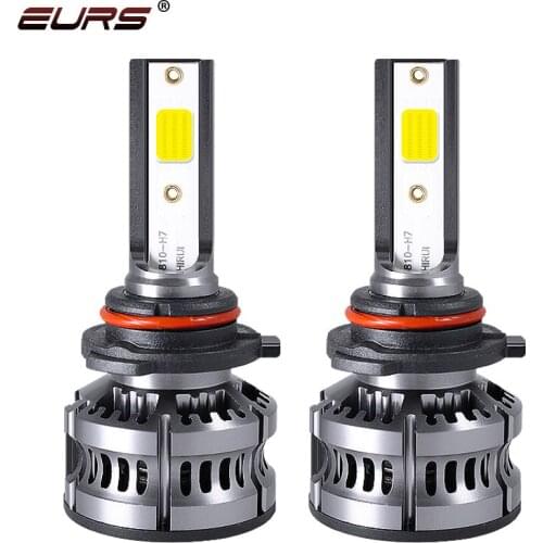 EURS COB Chip Car Headlight Kit LED H4 H7 H1 LED H3 H11 HB3 HB4 Auto LED Light Bulbs 3000K LED 4300K 6000K 8000K 25000K Moto led