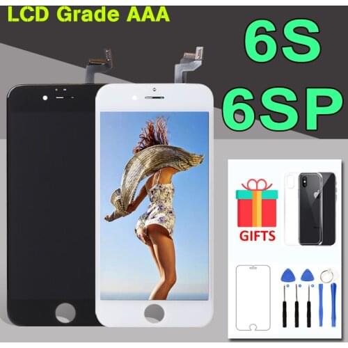White Black Premium Screen For Apple iPhone 6S Plus 6SP LCD Display Touch Screen Digitizer Assembly Replacement No Dead Pixels