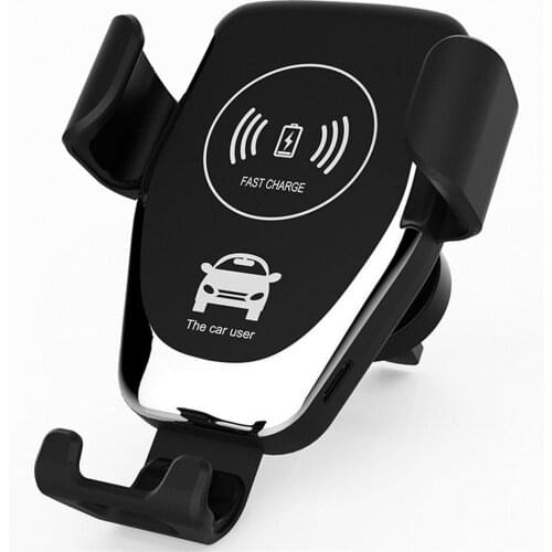 10W Wireless Car Charger Qi Fast Wireless Charger in Car Air Vent Mount Holder Infrared Sensor Wireless Charging Phone Holder