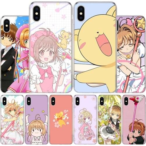 Cardcaptor Sakura Phone Case For Apple Iphone 12 11 Mini Pro X XR XS Max 7 8 6 6S Plus 5 SE 7G 6G + Art Cover Coque Capa Shell