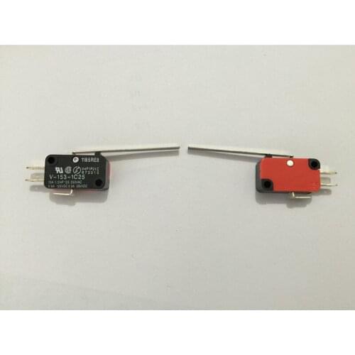10pcs V-153-1C25 Long Straight Hinge Lever Type SPDT Micro Switch Limit Switch