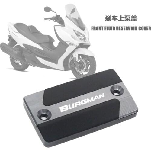 Fluid Reservoir Cover Fit For SUZUKI BURGMAN 650 400 125 200 250 AN650 AN400 AN125 AN200 accessoires
