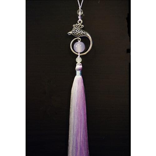 Handmade Chinese classical vintage natural stone tassel bead Pendant for hanfu dress Fan chi-pao cheongsam Pendant Bag packing