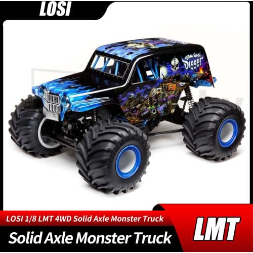 RC Car LOSI LMT 4WD Solid Axle Monster Truck Brushless Electric Remote Control Off-Road Model Vehicle