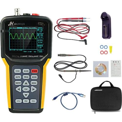 JDS2012A Handheld Digital Oscilloscope + Multimeter 4000 Counts 20MHz Bandwidth Electrician Circuit Auto Electrical Maintenance