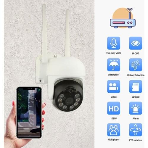 3MP Tuya Camera Surveillance 10X Digital Zoom Home Security Camera Mini Outdoor Two Way Audio IP66 Waterproof Ip Camera Wifi
