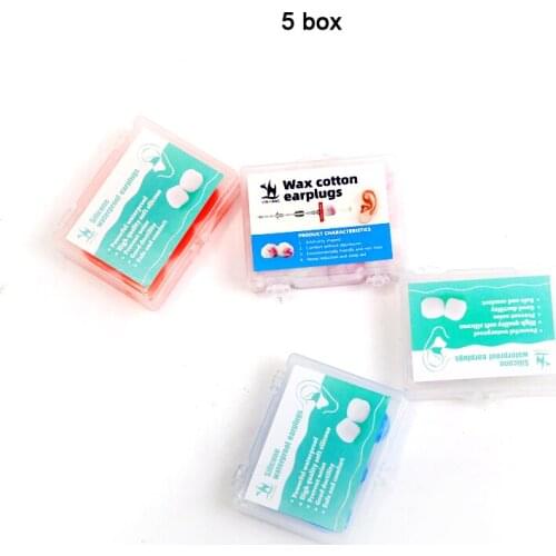 Wax Cotton Noise Reduction Anti-noise Earplugs Hearing Protection Noise Protect Hearing Cotton Protection Cotton Saftly Ear Care