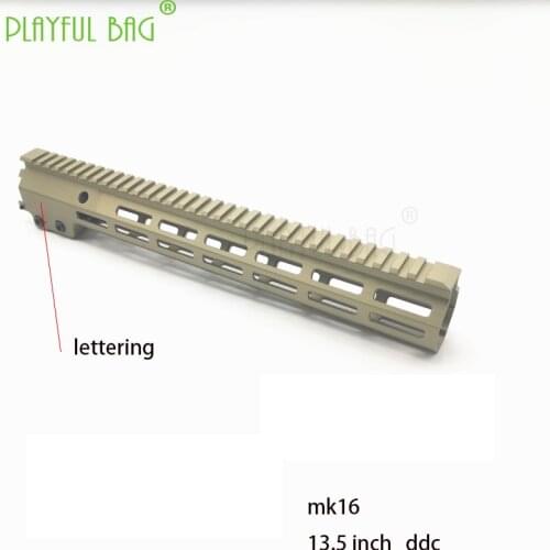 Outdoor sports fun toys mk16 fish bone water bullet gun modified accessories wood protection mlok system lightweight od18