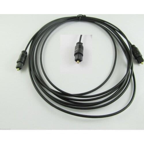 10pcs Digital Optical Fiber Optic Toslink Audio Cable OD 2.2mm