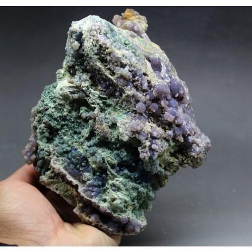 1040g Natural grape agate mineral specimen stones and crystals healing crystals quartz gemstones free shipping