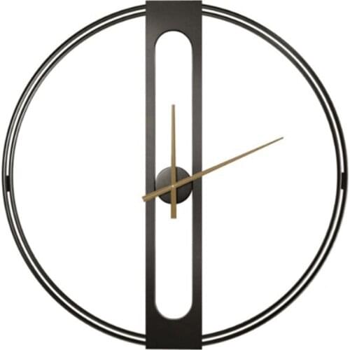 Metal Large Wall Clock for Living Room Gold Silent Nordic Home Watch Mechanism Creative Luxury Decorative Clock on The Wall