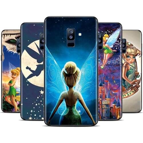 Disney Tinker Bell For Samsung Galaxy A9 A8 Star A8S A7 A6 A6S A5 A3 Plus 2018 2017 2016 A750 Black Phone Case