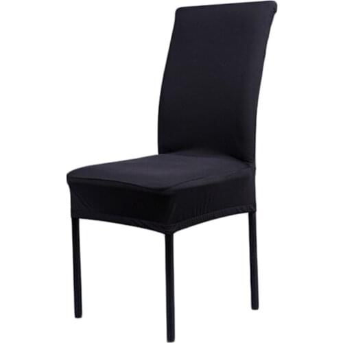 Home Chair Cover wedding decoration Solid Colors Polyester Spandex Dining Chair Covers For Wedding Party 1pcs25