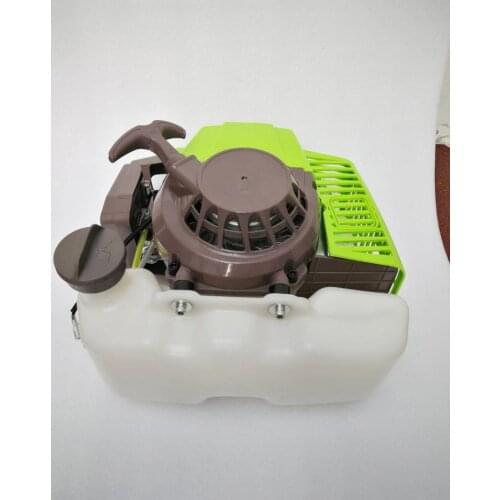 Green Color 63CC Engine 2T Motor Petrol Brush Cutter Auger Scooter Motorbike Hugh Power Not 71cc Metal Protector Chuanye 990A
