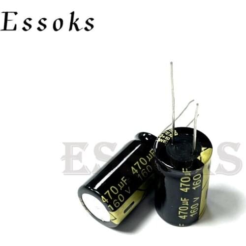 2pcs Electrolytic Capacitor 160V470UF 160V 470UF 18X35 mm High Frequency Low ESR Aluminum Capacitors