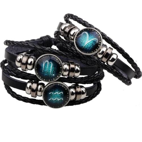 GO MAX DGW Men's Leather Bracelets