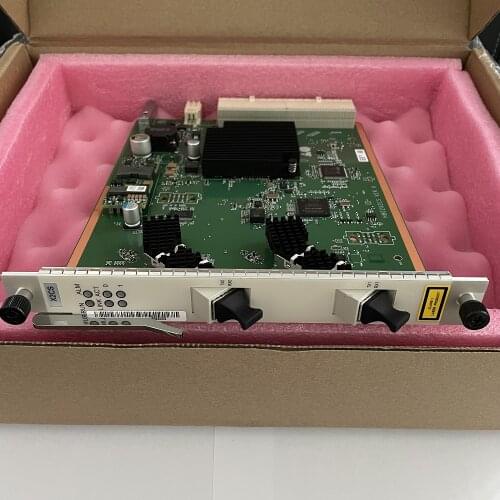 Huawei X2CS 2 Ports 10GE Uplink Interface Card Loaded with 2pcs SFP Modules for OLT MA5680T MA5683T
