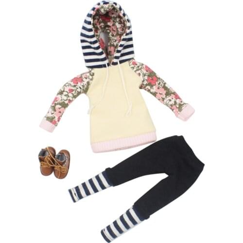 ICY DBS Blyth doll bjd toys licca clothes fashion suit sweater with hat pants