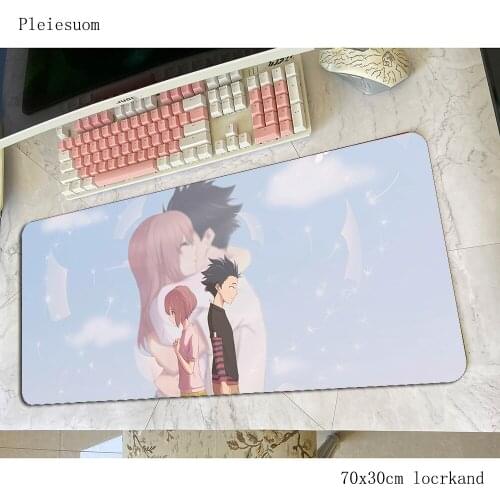 Koe No Katachi mouse pad gamer 700x300x4mm gaming mousepad big notbook desk mat Halloween Gift padmouse games gamer mats gamepad