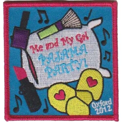 Colorful Embroidered Emblem with Iron-on Embroidery Patch, Measuring 3", free shipping(DKP-Cl141202-8)