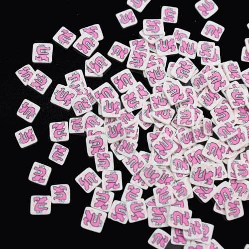 50g/lot Polymer Clay Terrible Crocodile Slices Hot Soft Clay Sprinkles for DIY Crafts Making Toys Filling Accessories