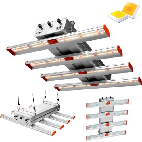 IWP ZS250 Full Spectrum Grow Light 4 Bars with LM301H Chip and UV&IR LED Grow Light for Indoor Plants Veg and Bloom