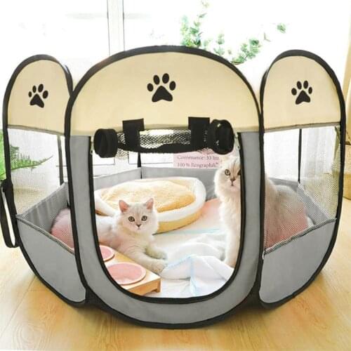 Portable Dog House perros House Large Small Dogs Outdoor Dog Cage для собак Foldable Indoor Playpen Puppy Cats Dog Tent