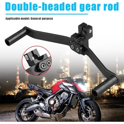 Motorcycle Gear shift Lever Footrest Pedal shifter Motorbike Parts For MB-SK001 Modified Universal Double-headed Aluminum Alloy