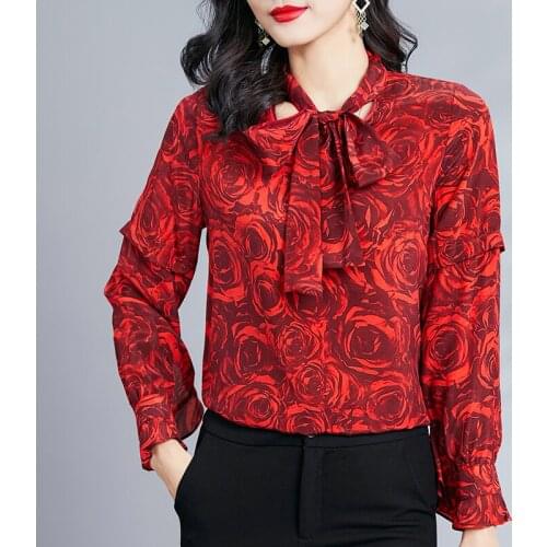 Женские красные рубашки Saier Queen China At AliExpress