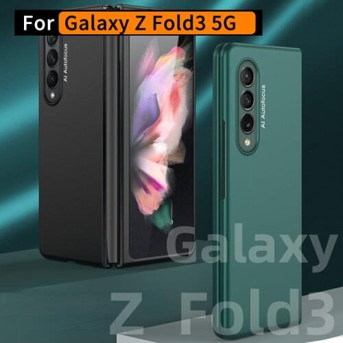 Case for Samsung Galaxy Z Fold 3 5G, Folding Phone Case PC Material Frosted Hard Z fold3 Case