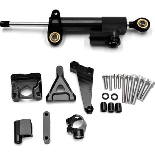 Motorcycle Steering Stabilize Damper Damping Bracket Mount Safety Control For KAWASAKI Z250 Z300 2013 2014 2015 2016 Aluminum