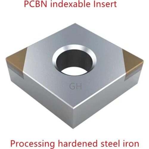 CCGT060204 CCGT09T304 CBN inserts two PCBN tip carbide lathe turning tools DCGT11T304 CNC cutting cutter steel metal processing