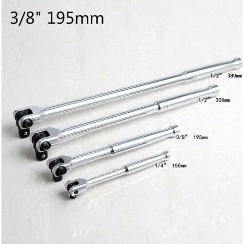 3/8" 195mm F Type Universal Socket Wrench High Quality CR-V Heavy Spanner Hand Tools for Bike or Car